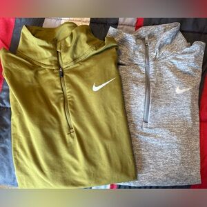 Nike Dri-FIT Long Sleeve quarter zip tops